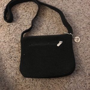 Black Knit Satchel